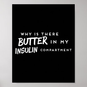 Póster Diabetic Fun T1d Diabetes Sensibilización Insulina