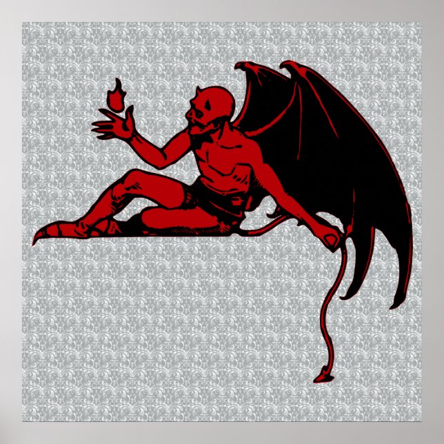 Póster Diablo de época (Frente)