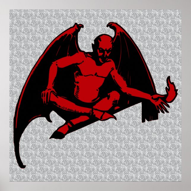 Póster Diablo de época (Frente)