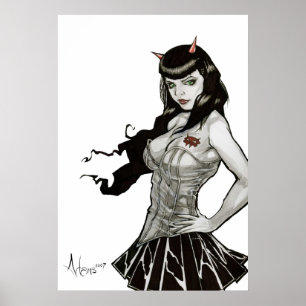 Póster Diablo en Darla Deville