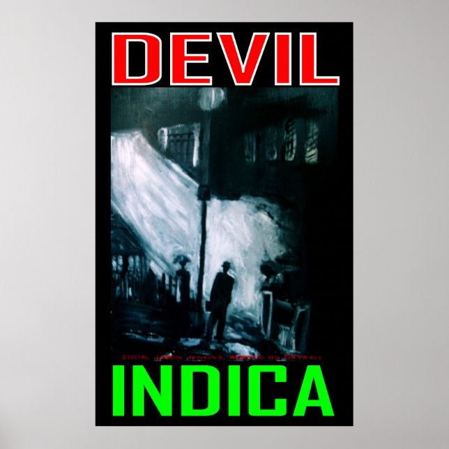 PÓSTER DIABLO INDICA (Frente)