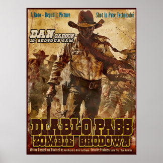 Póster Diablo Pass Zombie Showdown