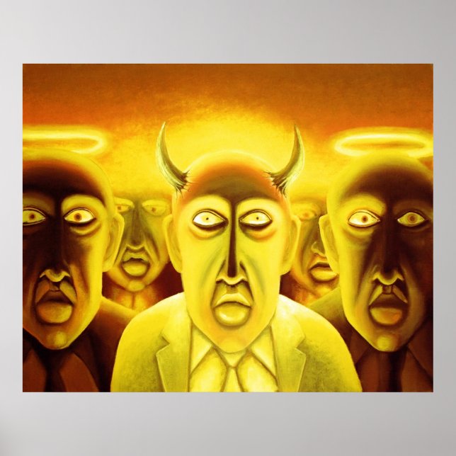 Póster Diablos y ángeles (Frente)