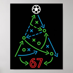 Póster Diagrama divertido de estrategia de árbol de juego