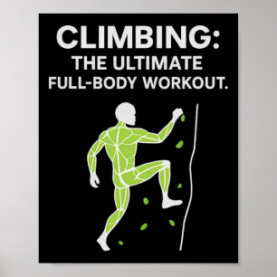 Póster Diagrama muscular de entrenamiento de cuerpo compl