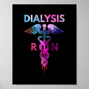 Póster Diálisis RN Enfermeras Nefrología Enfermeras Regis