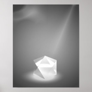 Póster Diamante blanco