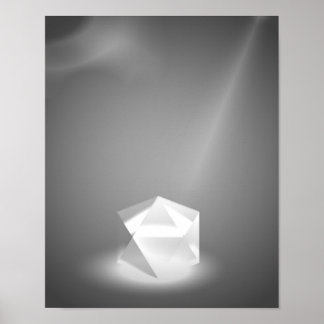 Póster Diamante blanco