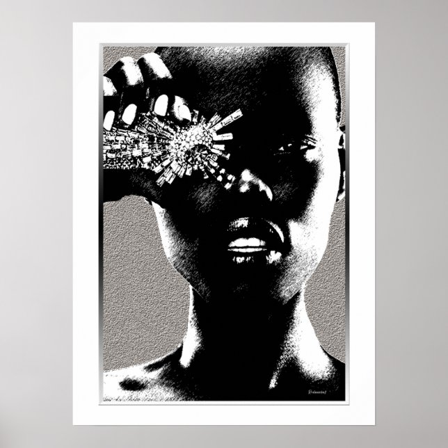 Póster Diamante de la moda africana (Frente)