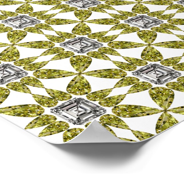 Póster Diamante de la pera amarilla (Esquina)