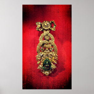 Póster Diamante verde de Dresden - Diamante de Dresdner G