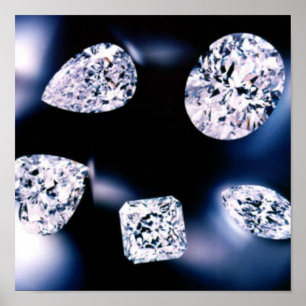 Póster Diamantes preciosos