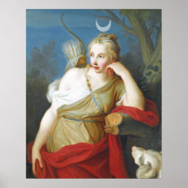 Póster Diana de la caza, diosa griega
