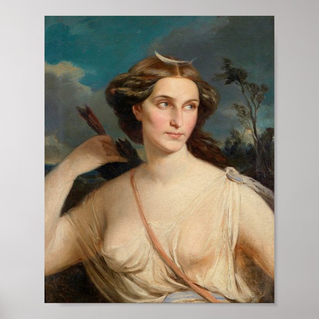 Póster Diana, diosa de la caza | Anonymous (Frente)