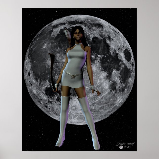 Póster Diana - Diosa de la Luna (Frente)