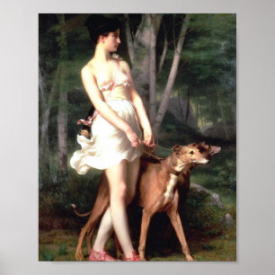 Póster Diana La Cacería De Gaston Casimir Saint Pierre