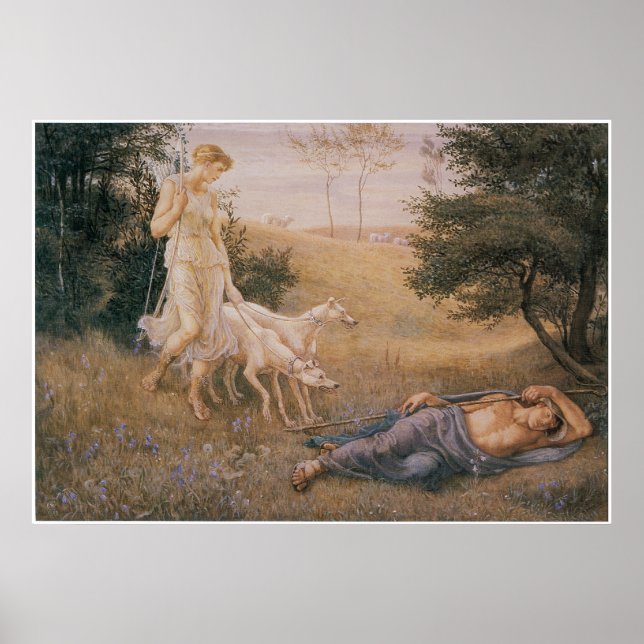 Póster Diana y Endymion (Frente)