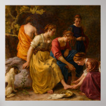 Diana y sus Compañeras por Johannes Vermeer