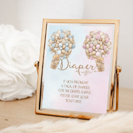 Póster Diaper Raffle, Chica de Blue Boy Rosa Ligero