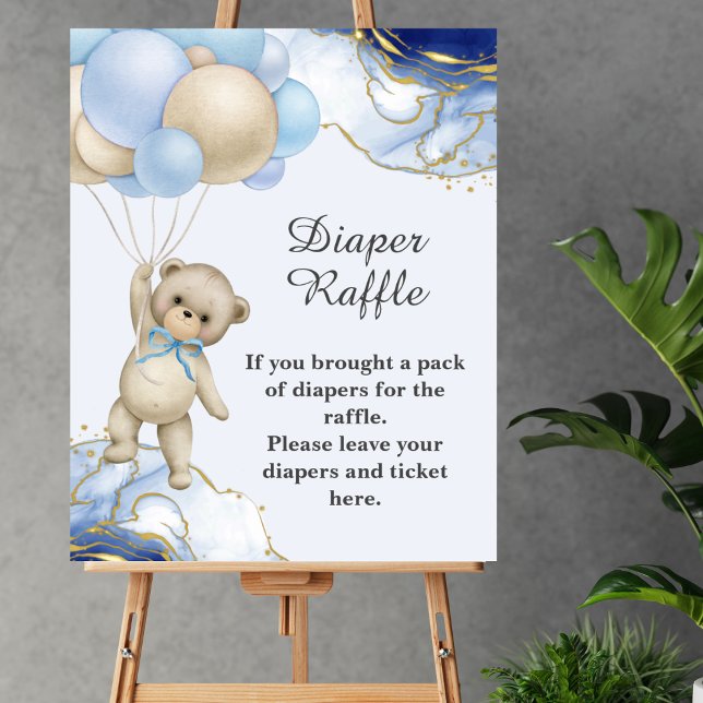 Póster Diaper Raffle Game Podemos esperar con ansias el g (Subido por el creador)