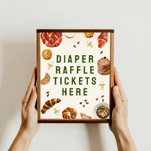 Póster Diaper Raffle Tickets Poster