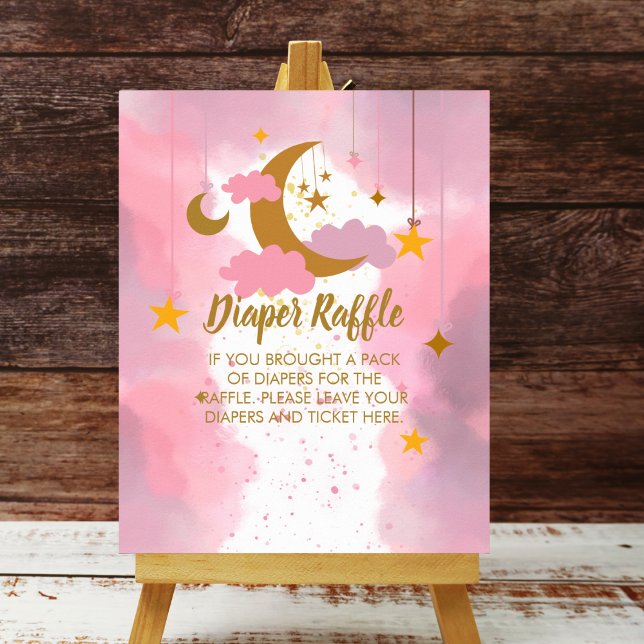 Póster Diaper Raffle Twinkle Twinkle Little Star Pink (Subido por el creador)