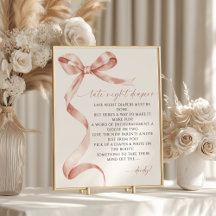 Diapers nocturnos Mocha Bow Baby Shower