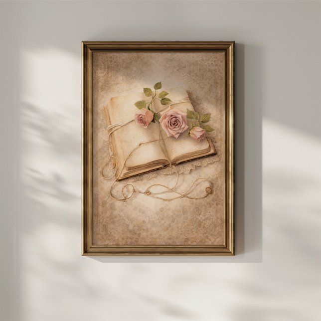 Póster Diario de Rosa Vintage  (Subido por el creador)