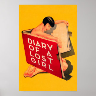 Póster Diario de una chica perdida 1929 Película Clásica