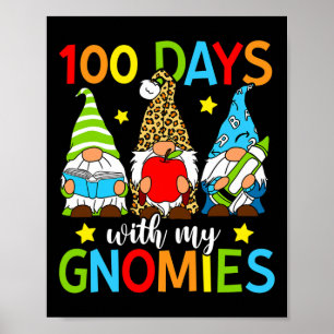 Póster Días Con Mis Gnomías Gnome 100 Días De Smar Escola
