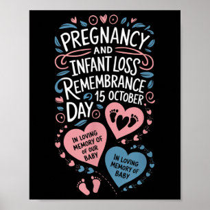 Póster Días conmemorativos del Día de la Pérdida Infantil