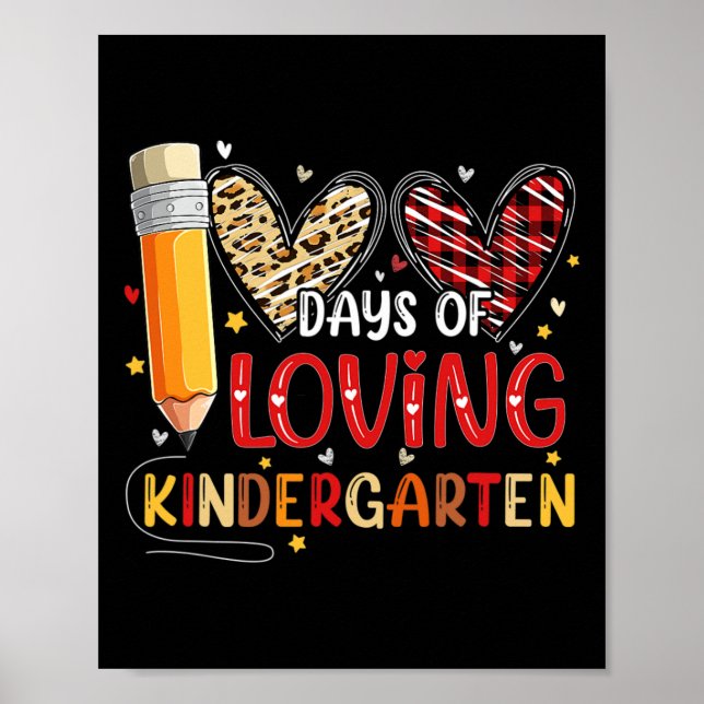Póster Días De Amar El Corazón De Los Jardines Infantiles (Frente)