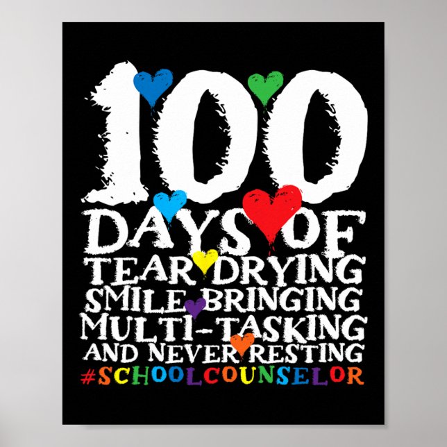 Póster Días De Consejero Escolar (Frente)