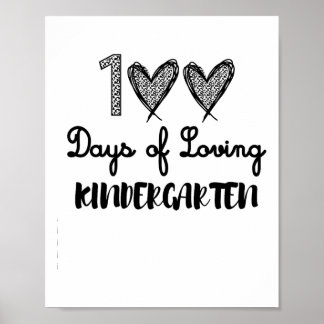Póster Días de divertidas camisetas de jardín de infancia