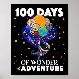 Póster Días de escuela Astronauta Espacial Niños Niños 10
