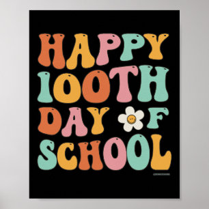Póster Días De Escuela Para Profesores Estudiantes Retro