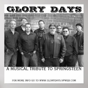 Póster Días de gloria poster, GLORIA, DÍAS, UN TRIBU MUSI