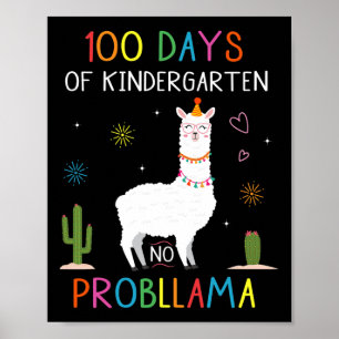 Póster Días De Jardín De Niños No Hay Probllama Diversión