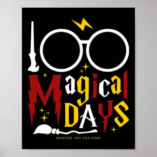 Póster Días De Mal Enseñanza Administrada Niños 100 Mágic