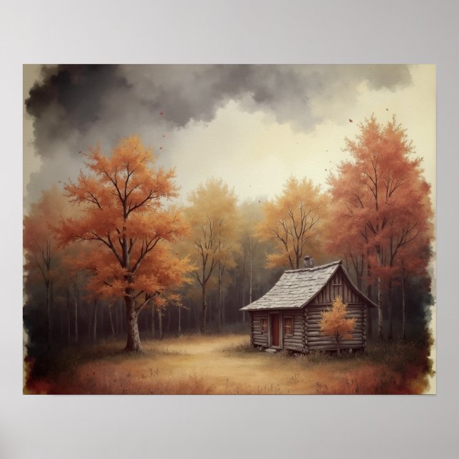 Póster Días de Otoño Perdidos (Frente)