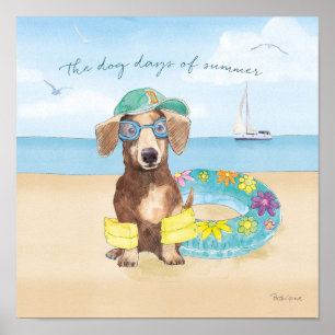 Póster Días de perros de verano