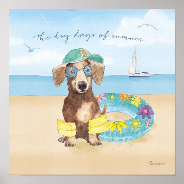 Póster Días de perros de verano (Frente)