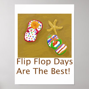 Póster Días del flip-flop