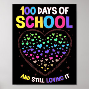 Póster Días Escolares 100º Día Del Estudiante Docente Esc