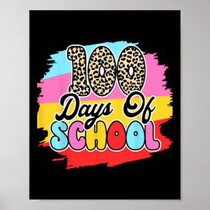 Póster Días Escolares 100 Días Más Inteligentes Cien Días