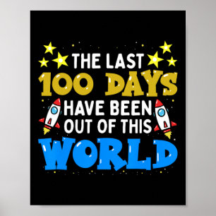 Póster Días Escolares Niños Astronautas Del Espacio Ultra