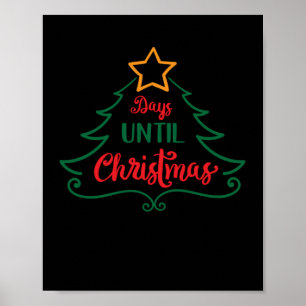 Póster Días hasta Navidades