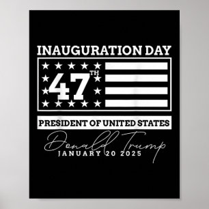 Póster Días inaugural de Donald Trump 2025