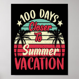 Póster Días Más Cerca Del Maestro De Vacaciones De Verano