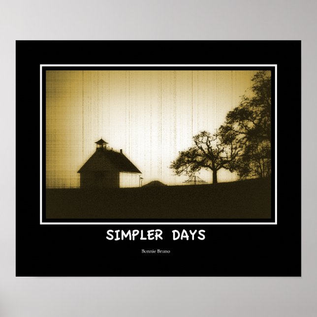 Póster Días más simples (Frente)